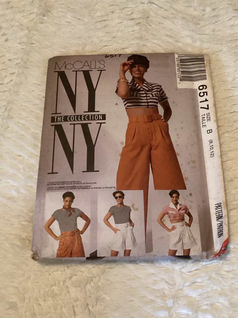 Missies Sewing Uncut McCalls Sewing Pattern NewYork 6517 Matching Outfit Pattern